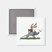 Boy Fairy reitet auf Schildkrötenmagnet Magnet (Vorderseite/Rückseite)