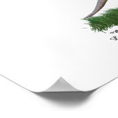 Boy Fairy reitet auf Schildkrötenplakat Poster (Ecke)