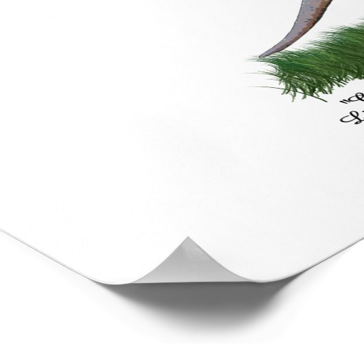 Boy Fairy reitet auf Schildkrötenplakat Poster (Ecke)