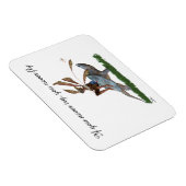 Boy Fairy Riding auf Schildkröten-Foto-Magnet Magnet (Rechte Seite)