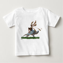 Boy Fairy Riding auf Turtle Baby Boy T - Shirt