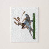 Boy Fairy Riding auf Turtle Jigsaw Puzzle (Vertikal)