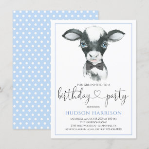 Boy Farm Birthday Party Einladungen
