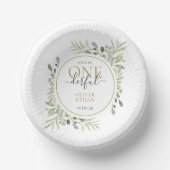 Boy First Birthday Klein Mr. ONEderful Pappteller (Vorderseite)