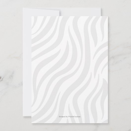 Boy First Birthday Safari Jungle Tiere Foto Einladung (Rückseite)