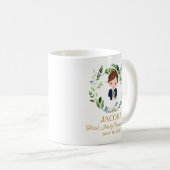 Boy First Communion Favorits - Navy Suite Kaffeetasse (VorderseiteRechts)