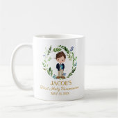 Boy First Communion Favors Greenery Wreath Kaffeetasse (Links)