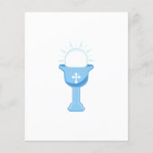 Boy First Heilige Kommunion Flyer (Hinten)