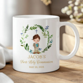 Boy First Holy Communion Ceramic Mug 11 oz Kaffeetasse