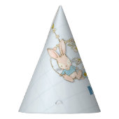 Boy First Oaster Bunny auf Blume Swing Partyhütchen (Links)