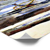 Boy Fishing, artwork by Winslow Homer Poster (Ecke)