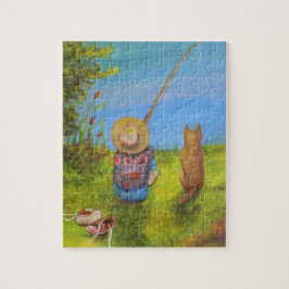 Boy Fishing Puzzle