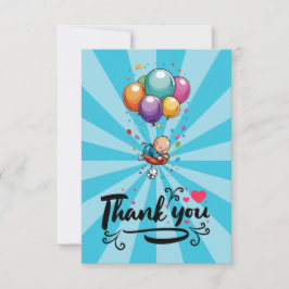 Boy Flat Danke-Card Dankeskarte