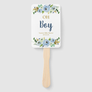 Boy Floral Babydusche Fächer