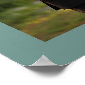 Boy Foto Erste Kommune Grün Poster (Ecke)