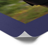 Boy Foto Erste Kommune Marine Blue Willkommen Poster (Ecke)