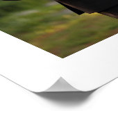 Boy Foto Erste Kommunion Dusty Blue Willkommen Poster (Ecke)