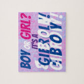 Boy Gender Reveal Jigsaw Puzzle (Vertikal)