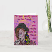 Boy George Card Valentinstag Karte (Vorderseite)