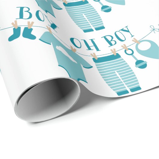 Boy Geschenkpapier (Rolleneckpunkt)