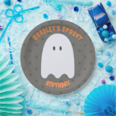 Boy Ghost Birthday Party Personalisierte Papierpla Pappteller (Party)