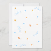 Boy Ghost Halloween Kinderdusche Einladung (Rückseite)