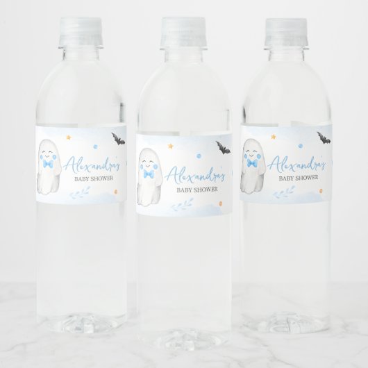 Boy Ghost Halloween Kinderdusche Wasserflaschenetikett (Flaschen)