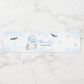 Boy Ghost Halloween Kinderdusche Wasserflaschenetikett (Einzelnes Label)