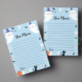 Boy Ghost Time Capsule Note Card Dankeskarte