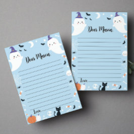 Boy Ghost Time Capsule Note Card Dankeskarte