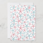 Boy Girl Beach He She Summer Gender Reveal Party Einladung (Rückseite)