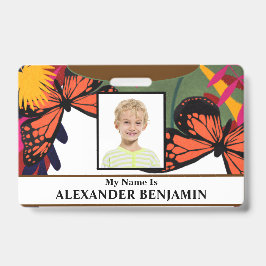 Boy Girl Child Student Name School ID Card Custom Ausweis
