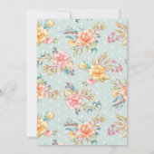 Boy & Girl Little Bunny Spring Geburtstag Einladung (Rückseite)