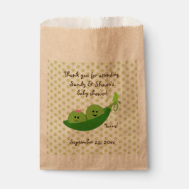 Boy Girl Peas in Pod Baby Fevor Bag Geschenktütchen