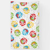 Boy Girl Skulls Party Pirate Banner (Vertikal)