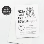 Boy Girl Teen Kids Bowling Party Einladung<br><div class="desc">Bowling Party Einladung - Handgezeichnete Grafiken in einem lustigen Design. Cool genug für Ihren Teenager und immer noch geeignet für einen kleinen Jungen oder ein Mädchen.</div>
