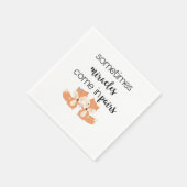 Boy Girl Twins Serviette (Ecke)