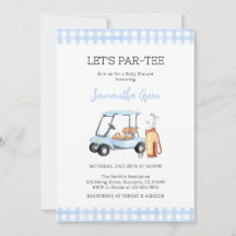 Boy Golf Baby Dusche