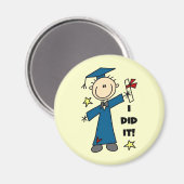 Boy Graduate Magnet (Vorderseite/Rückseite)