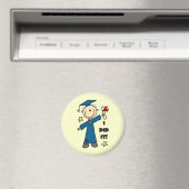 Boy Graduate Magnet (In Situ (Geschirrspüler))