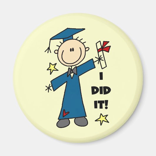 Boy Graduate Magnet (Vorne)