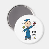 Boy Graduate Magnet (Vorderseite/Rückseite)
