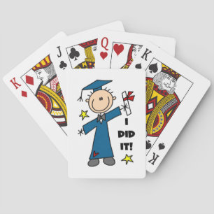 Boy Graduate Spielkarten