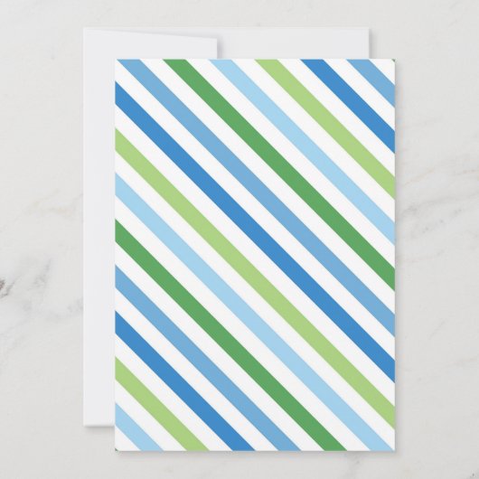 Boy Gymnastics Einladung | Gymnastik Geburtstag (Rückseite)