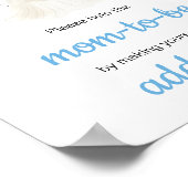 Boy Halloween Little Boo Envelope Station Poster (Ecke)