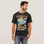 Boy Happy Easter Christian Easter T-Shirt (Vorne ganz)