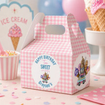 Boy Ice Cream Truck Zwei Sweet 2. Geburtstag Party