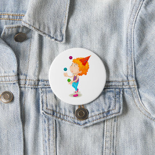 Boy Juggling Button