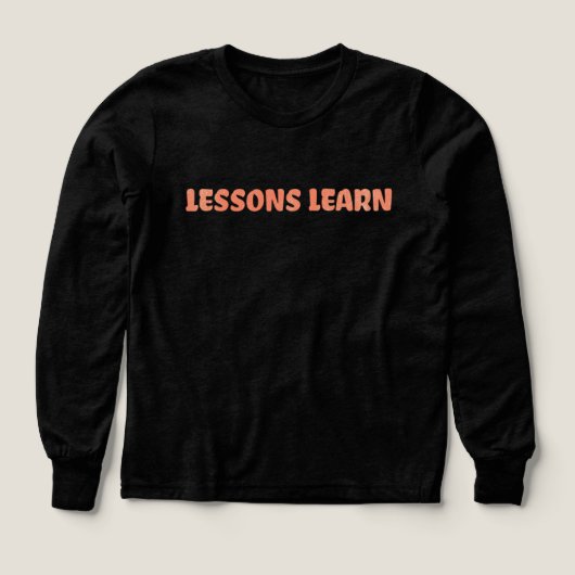 Boy/Kids Energy Flow Lessons Learn Long Sleeve (Design Vorderseite)