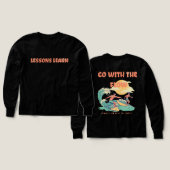 Boy/Kids Energy Flow Lessons Learn Long Sleeve (Design Vorder- & Rückseite)